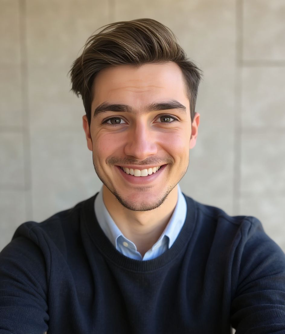 Warm & Welcoming — AI-generated headshot example