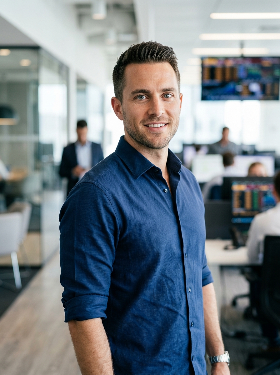 Trader — AI headshot example